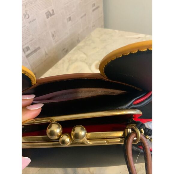 COACH x Disney Mickey Mouse Keith Haring Kisslock Bag - Picture 6 of 10